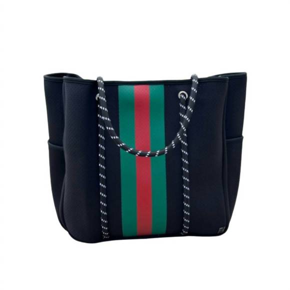 NEW FIVE LOVE women courtside large tennis racket tote bag...
